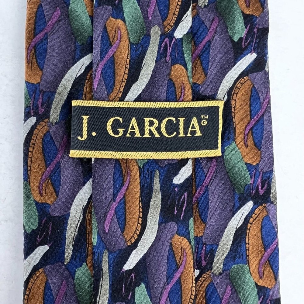 Jerry Garcia Neck Tie Northern Lights 10th Anniversary Limited Edition 119/1000 - Picture 2 of 4